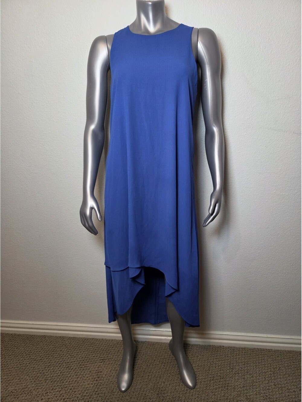 Karen Kane 2L25371 Iris Rosewater Asymmetric Hi-Lo Hem Dress - $129 M
